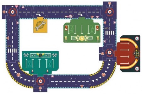 Puzzle Circuit de route Djeco